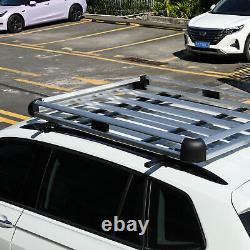 1.6m Large Roof Rack Universal Metre Heavy Duty Cargo Basket For Car Van Suv Uk
