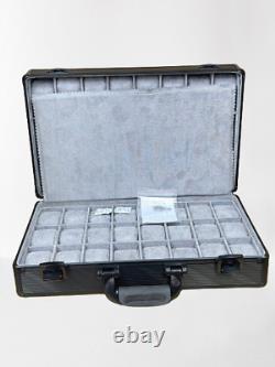 48 grid Aluminium Watch Box Large Watch Case Black Display Organizer