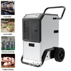 50L Commercial Dehumidifier Industrial Workshop Mould Damp Grow Tent Humidity UK