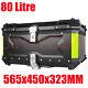 80l Motorcycle Rear Top Box Aluminium Alloy Luggage Tail Carrier Case& Accessory