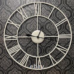 90cm Metal Large Skeleton Wall Clock