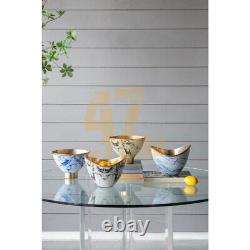 Aluminium Bowl Large Black Indoor Outdoor Home Decor Tabletop Decoration