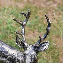 Antique Standing Buck Garden Sculpture Aluminium Outdoor Ornament