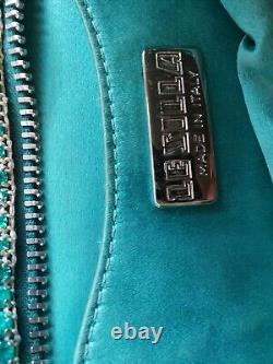 Bag hand handle vintage brand luxury fashion handbag party strass crystal chain