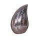 Black Silver Large Teardrop Urn Funeral Memorial Ashes Cremation Urn For Ashes