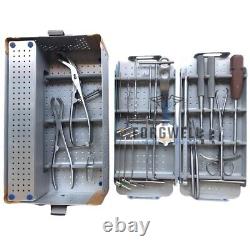 Bone Surgery Orthopedic Large Fragment Instrument Set With Aluminum Box