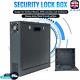 Cctv Lockable Wall Mount Case Lock Box Safe Box For Dvr 18x18x5 Dual Fan 2-lock