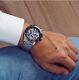 Casio Edifice Silver Black Round Sports Metal Mens Large Face Classic Watch