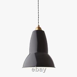 Ceiling Pendant Large Black & Brass Anglepoise Original 1227 Pendant RRP £209