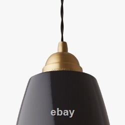 Ceiling Pendant Large Black & Brass Anglepoise Original 1227 Pendant RRP £209