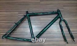 Claud Butler Magna 7005 Aluminium Hardtail MTB Frame Large 19.5 Black Green