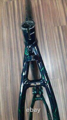 Claud Butler Magna 7005 Aluminium Hardtail MTB Frame Large 19.5 Black Green