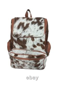 Cowhide Backpack Hair On, Cowhide Diaper Bag, Natural Cowhide Backpack For Her