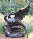 Deluxe Large Dragon Garden Sculpture Cast Aluminium Outdoor Ornament