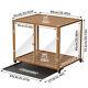 Dog Crate Furniture Heavy Duty Pet Cage Kennel Anti-scratch Glass Side End Table