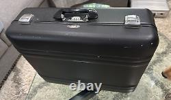 Halliburton Zero Centurion Elite Aluminum Case Suitcase Large Black 24x18x 8