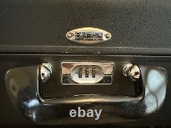 Halliburton Zero Centurion Elite Aluminum Case Suitcase Large Black 24x18x 8