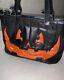 Jol Face Handbag. Large. Black With Orange Accents. Used But Excellent Condition