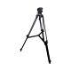 Jie Yang Fluid Head Tripod Large Black Red With Case Adjustable Lenght Complete