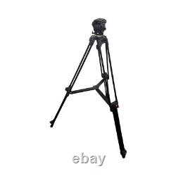 Jie Yang Fluid Head Tripod Large Black Red With Case Adjustable Lenght Complete