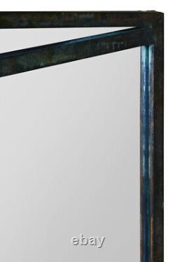 Kirkby New Extra Large Dark Open Window Garden Mirror 39 X 29 100 x 73cm