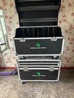 LED Screen flight case's on wheels (LED Screen Not Included)