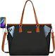 Laptop Bag For Women 15.6 Inch Usb Port Teacher Bag Dakuly Large Tote Bag New