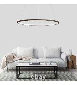 Large 60cm Modern Chandelier LED Pendant Lamp Restaurant Dining Room Circle Ring