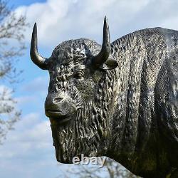 Large Bison Garden Sculpture