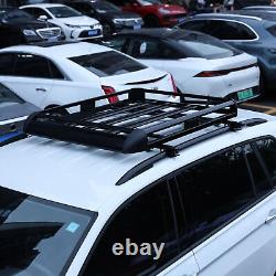Large Car top Roof Rack Cargo Basket 200 LBS 127cm x 100cm for SUV Truck