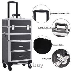 Large Makeup Case Trolley Cosmetic Vanity Storage Organiser Case Professional
