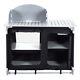 Large Outdoor Bbq Camping Kitchen Cooking Table Storage Shelf Cupboard Aluminum