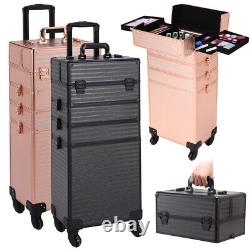 Large Professional Makeup Case Trolley Nails Cosmetic Beauty Organiser Storage
