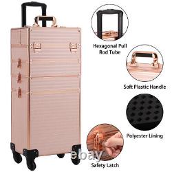 Large Professional Makeup Case Trolley Nails Cosmetic Beauty Organiser Storage