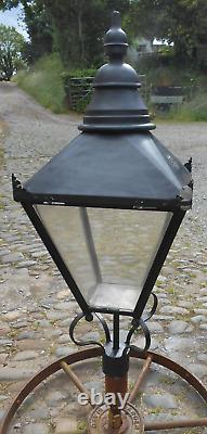 Large Used Urbis Traditional Lamp Post Top