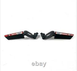 Large Winglet Wind Wing Mirror YAMAHA YZF R1 R3 R125 R6 R7 Red/ 15 Day Delivery