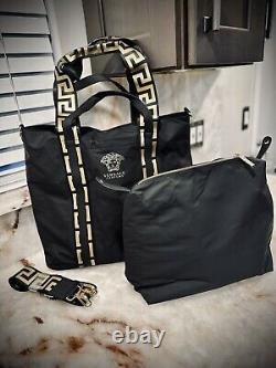Limited Edition Womens Versace Bag Travel, Work, College, Gym, Purse Black/gold