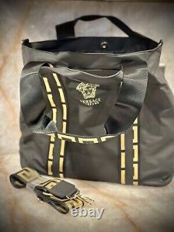 Limited Edition Womens Versace Bag Travel, Work, College, Gym, Purse Black/gold