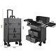 Makeup Trolley Case Large Beauty Vanity Hairdressing Case On Wheels With Drawer