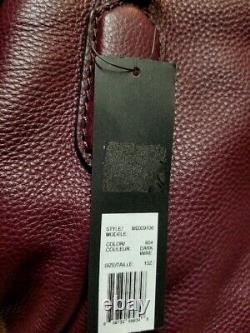Marc Jacobs New Q Fran Burgundy Wine Italian Leather Shoulder Tote Bag? Nwt