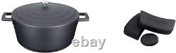 MasterClass Cast Aluminium Induction-Safe Non-Stick Casserole Dish, 5 L (1 gal)