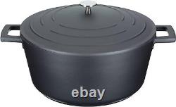 MasterClass Cast Aluminium Induction-Safe Non-Stick Casserole Dish, 5 L (1 gal)