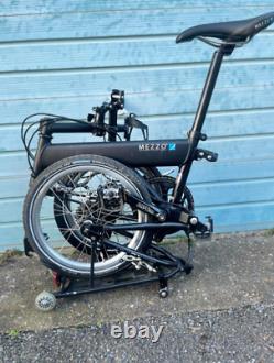 Mezzo D9 folding bike, 16inch wheels with large commuter bag