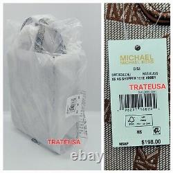 Michael Kors Gigi Extra Small Empire Logo Jacquard Crossbody Bag $198 NWT Packed
