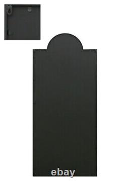 MirrorOutlet Large Black Contemporary Leaner and Wall Mirror 67 x 29 170x75cm