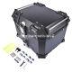 Motorcycle Luggage Waterproof Tail Box Scooter Trunk Storage Top Box 45l Black