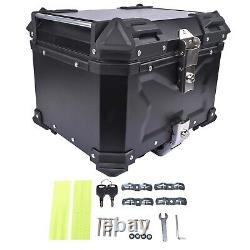 Motorcycle Luggage Waterproof Tail Box Scooter Trunk Storage Top Case 45L