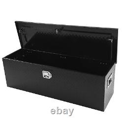 New Truck Trailer Storage Aluminium Alloy Chequer Plate Tool Box with Side Handles