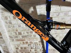 Orange Segment Full Suspension Mountain bike Frame Large