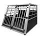 Pet Car Transport Crate Cage Large Aluminium Travel Box Trapezoidal Dog Cat